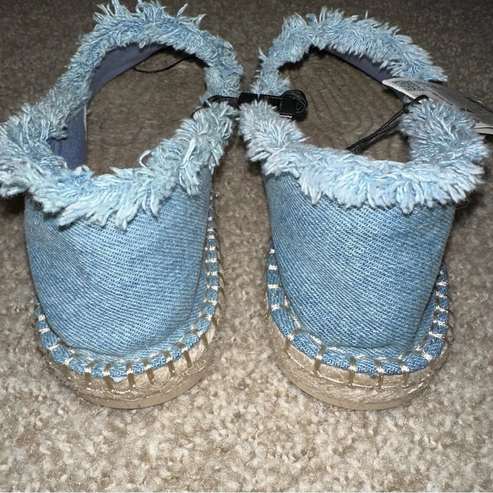 ZARA Denim Espadrilles